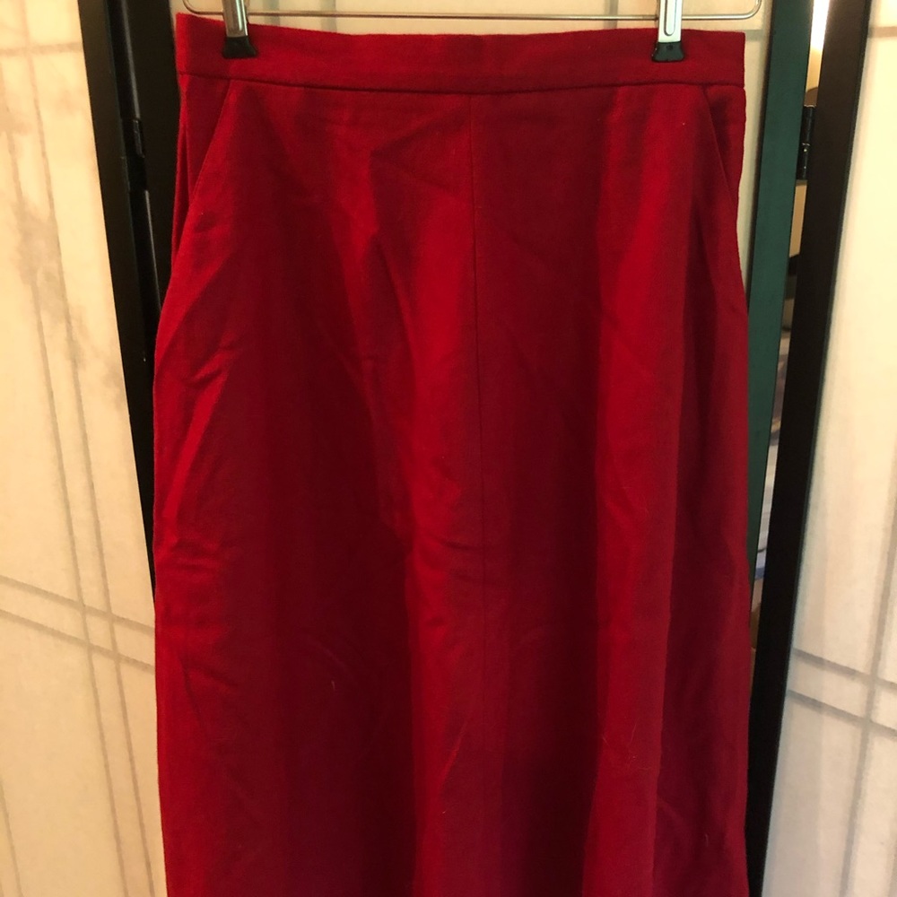 Vintage Tea Length Ted Wool Skirt